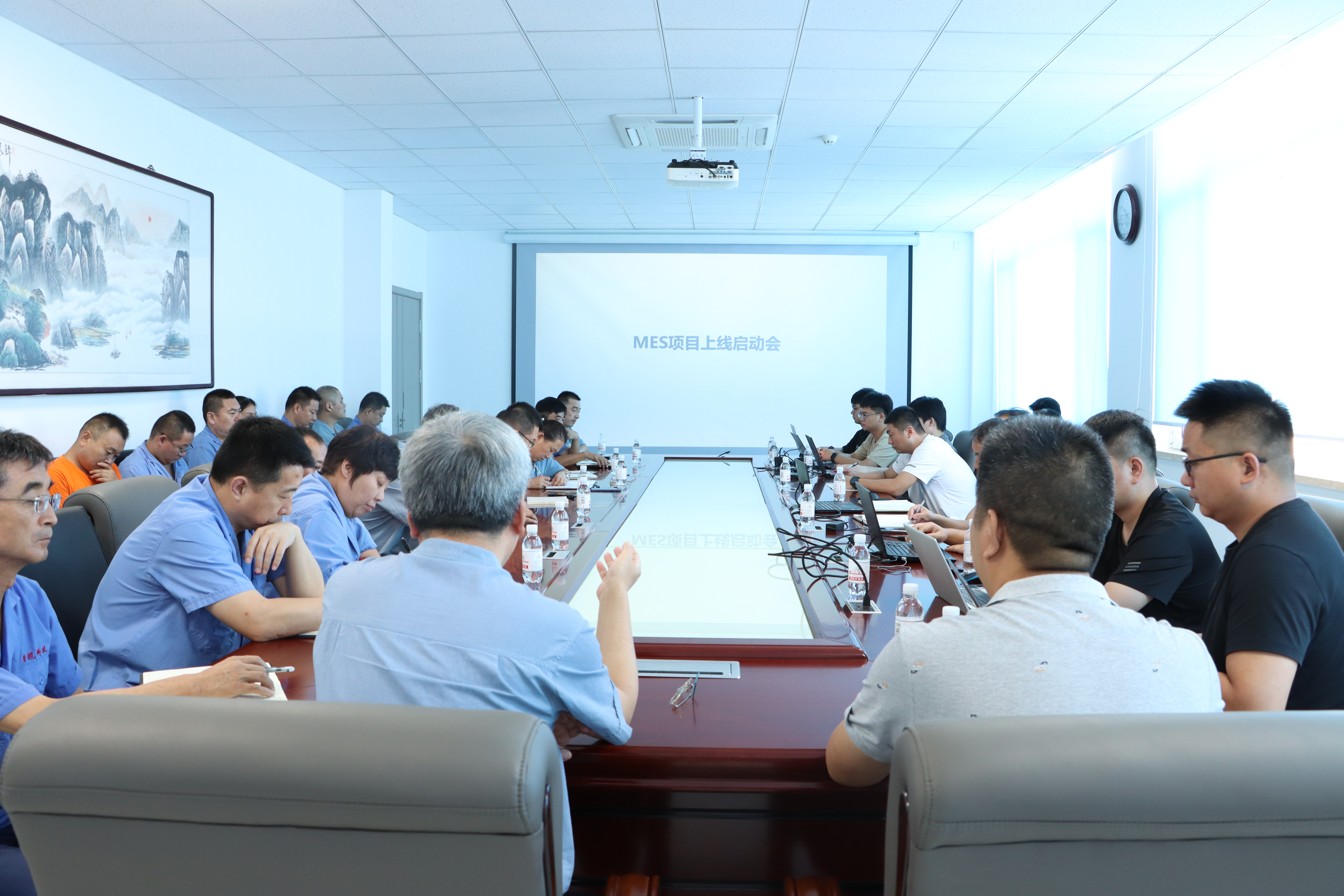 青島青纜科技有限責(zé)任公司召開MES項目上線啟動會